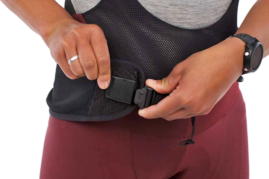Apidura Expedition Waist Belt add-on jersey pockets, minimalist hip pack, buckle and belt