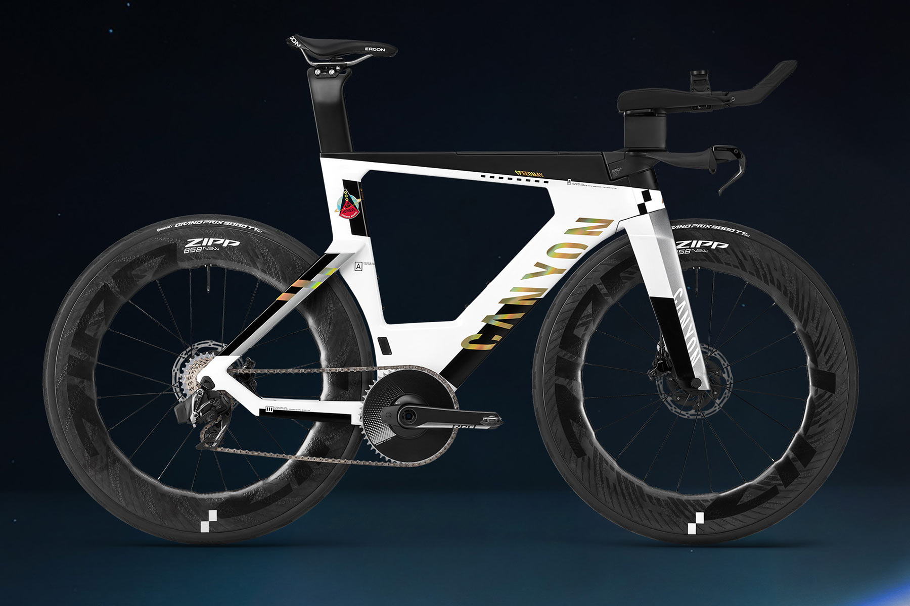 Canyon Speedmax CFR Moonshot LTD limited edition Jan Frodeno-signature triathlon bike