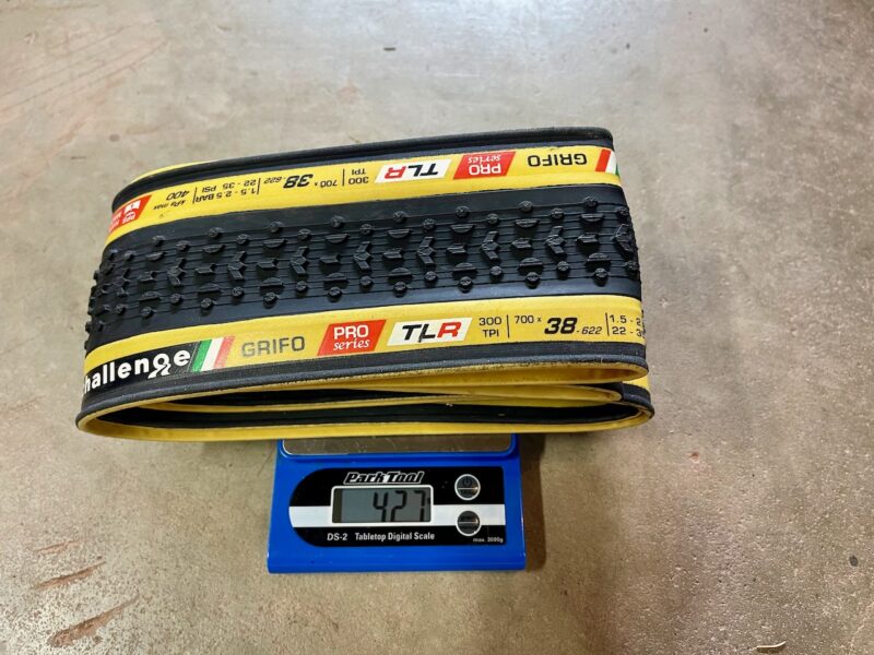 Challenge Tire Red SE TLR 38mm weight