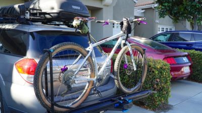 First impressions: New Rocky Mounts GuideRail tray-style hitch rack
