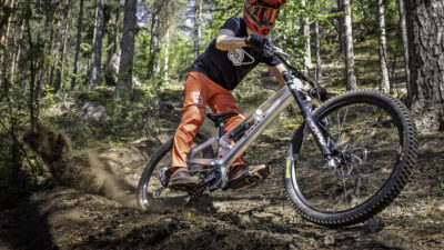 Pole Onni DH Bike & Sonni eMTB shape up longer Made-in-Finland CNC Gravity Line-up
