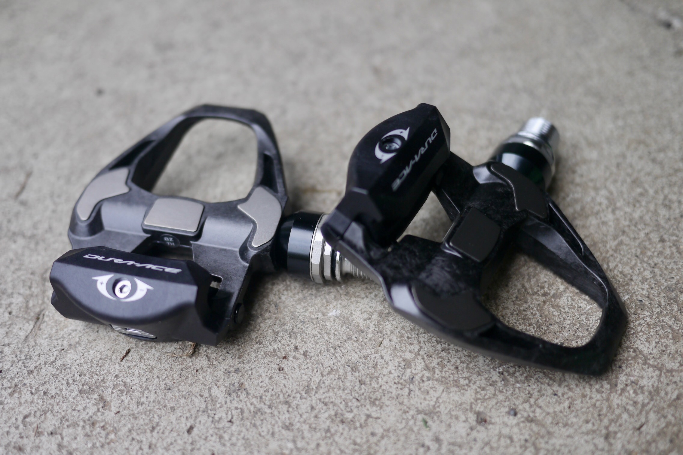 Shimano Dura-Ace pedals detail shot