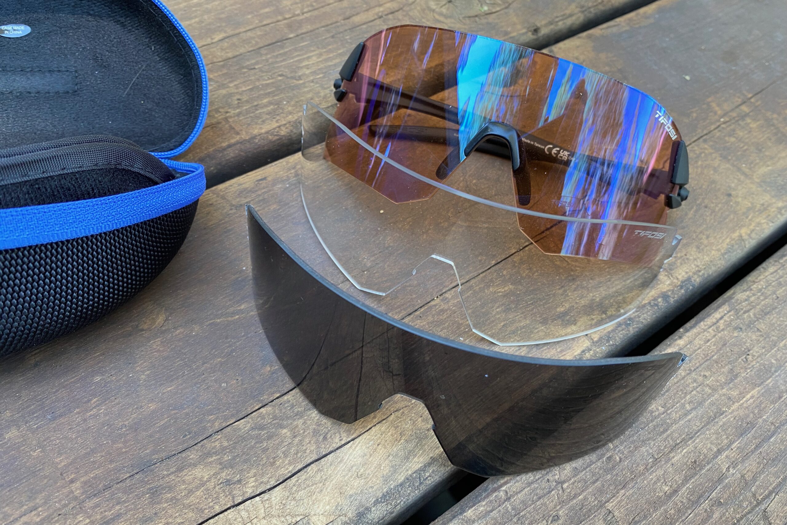 Tifosi Rail cycling sunglasses interchangeable lens options
